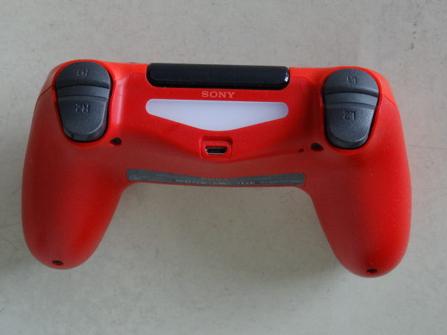 SONY PlayStation4 ワイヤレスコントローラー DUALSHOCK4 CUH-ZCT2J [マグマ・レッド] 送料350円～の画像4