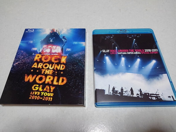 ●　GLAY グレイ　Blu-ray　【　ROCK AROUND THE WORLD 2010-2011　♪盤面美品　】　_画像4