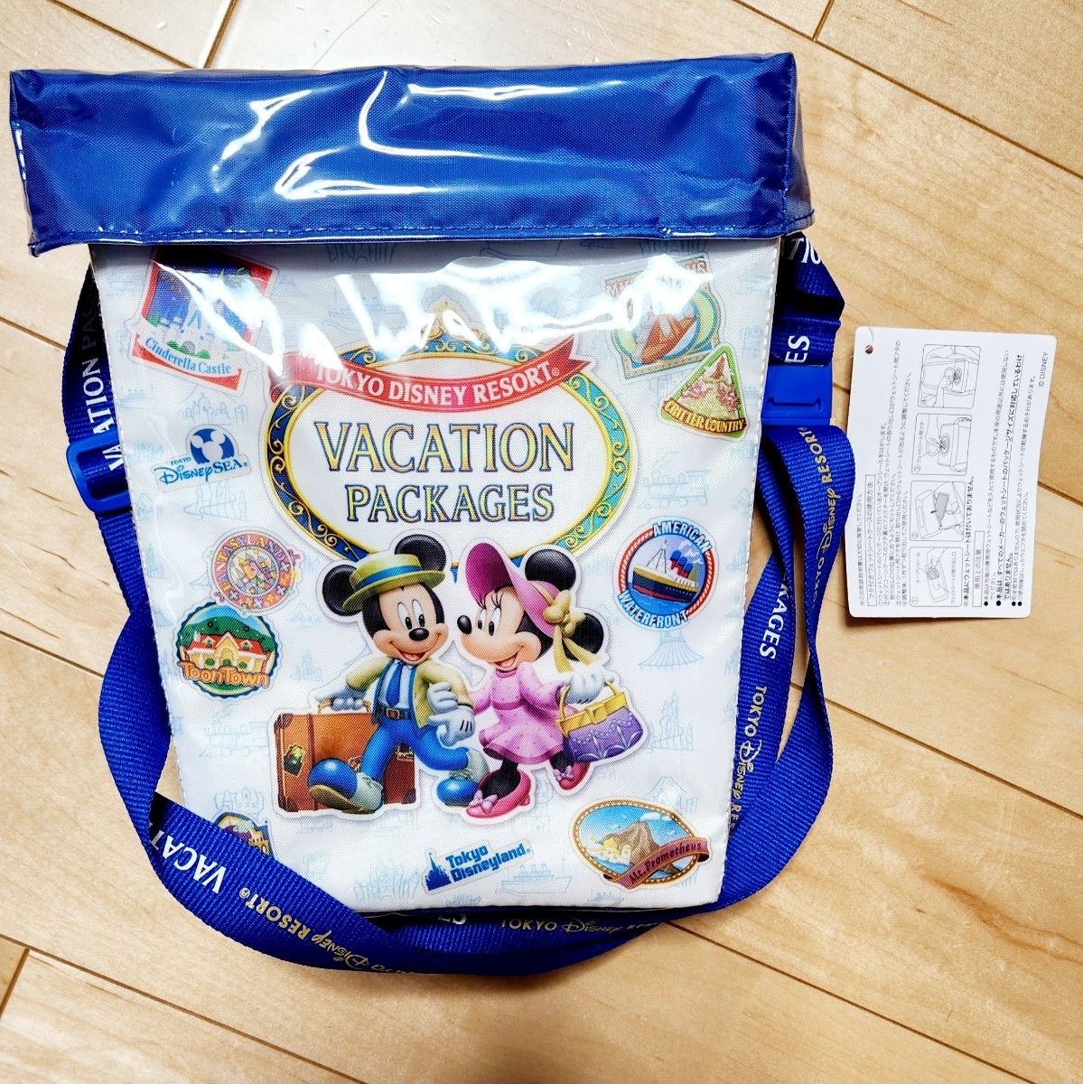 東京ディズニーリゾート ポップコーンケース バケーションパッケージ ディズニーランド Disney 限定 タグ付き