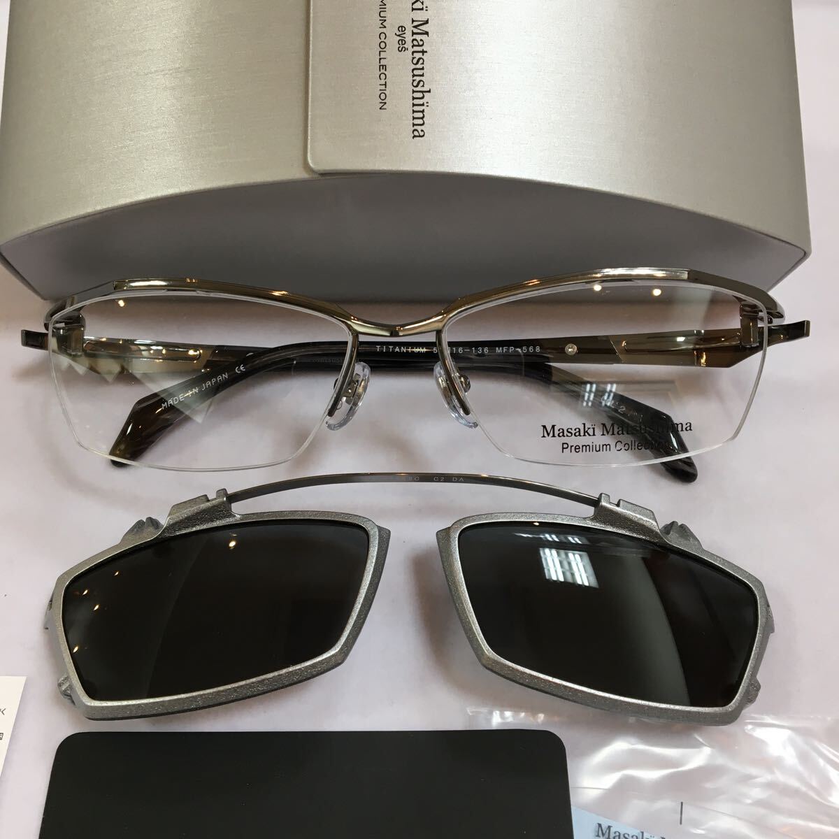 限定モデル 限定品 Masaki Matsushima マサキマツシマ プレミアムコレクション MFP-568 MADE IN JAPAN 高品質 日本製 メガネ 眼鏡 MFP 568_画像5