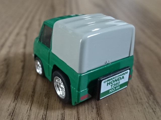 ちびっこ チョロＱ ホンダ HONDA T360 緑色 ピックアップ 軽トラ 軽トラック ミニカー ミニチュアカー Toy Kei - car Truck Miniature_画像3