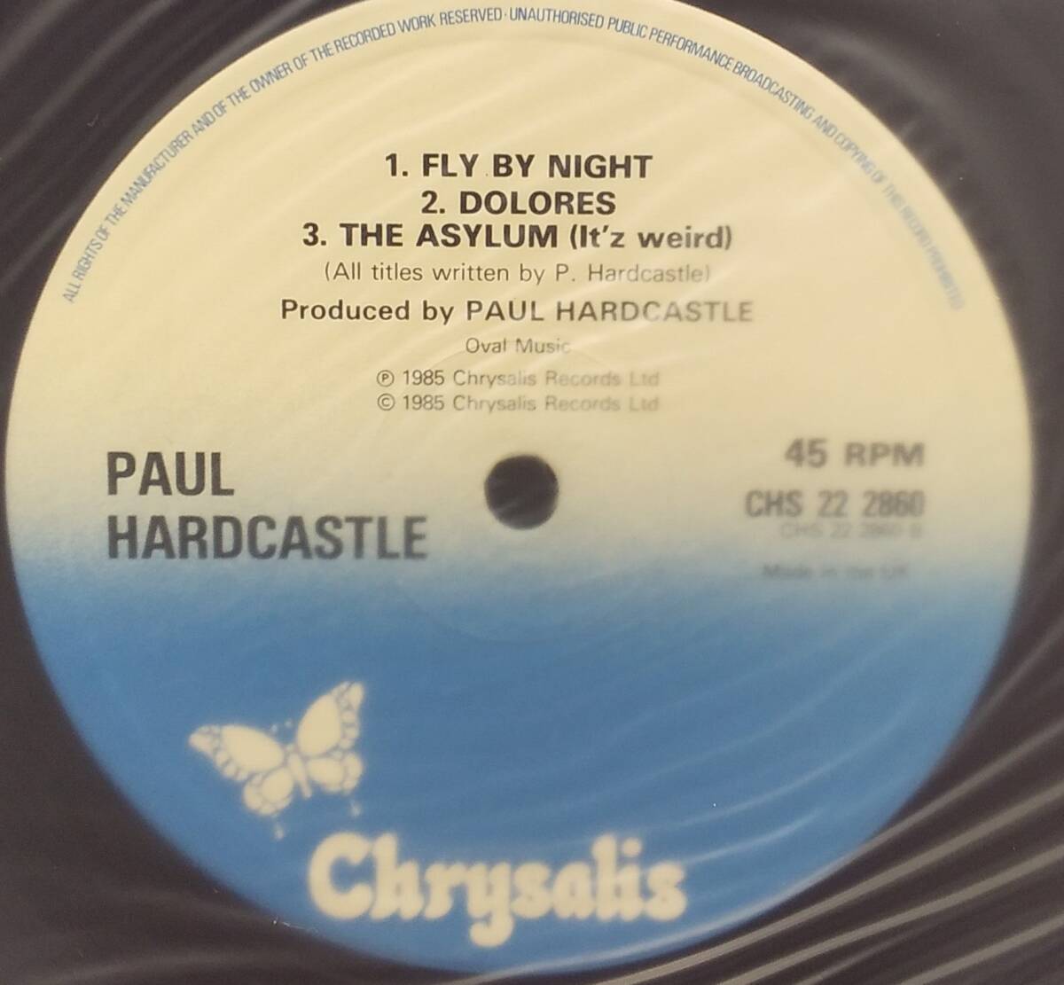 匿名・送料無料！　ポール・ハードキャッスル/Paul Hardcastle 　１２インチ　「 19 /The Final Story」_画像4