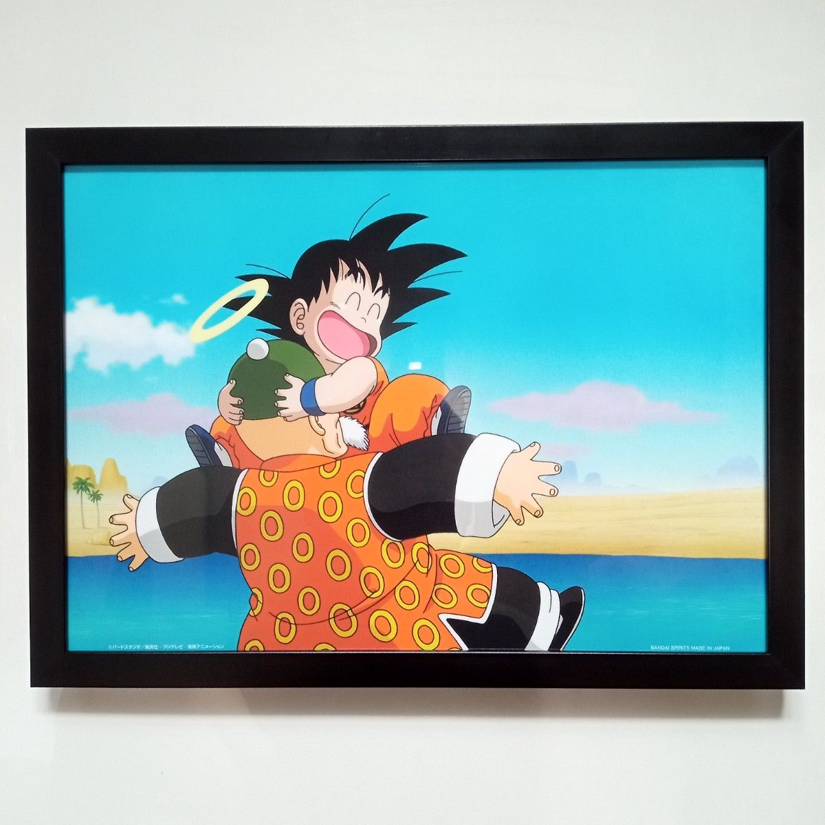 ドラゴンボール 孫悟空＆孫悟飯じいちゃん セル画 原画 額付き ①