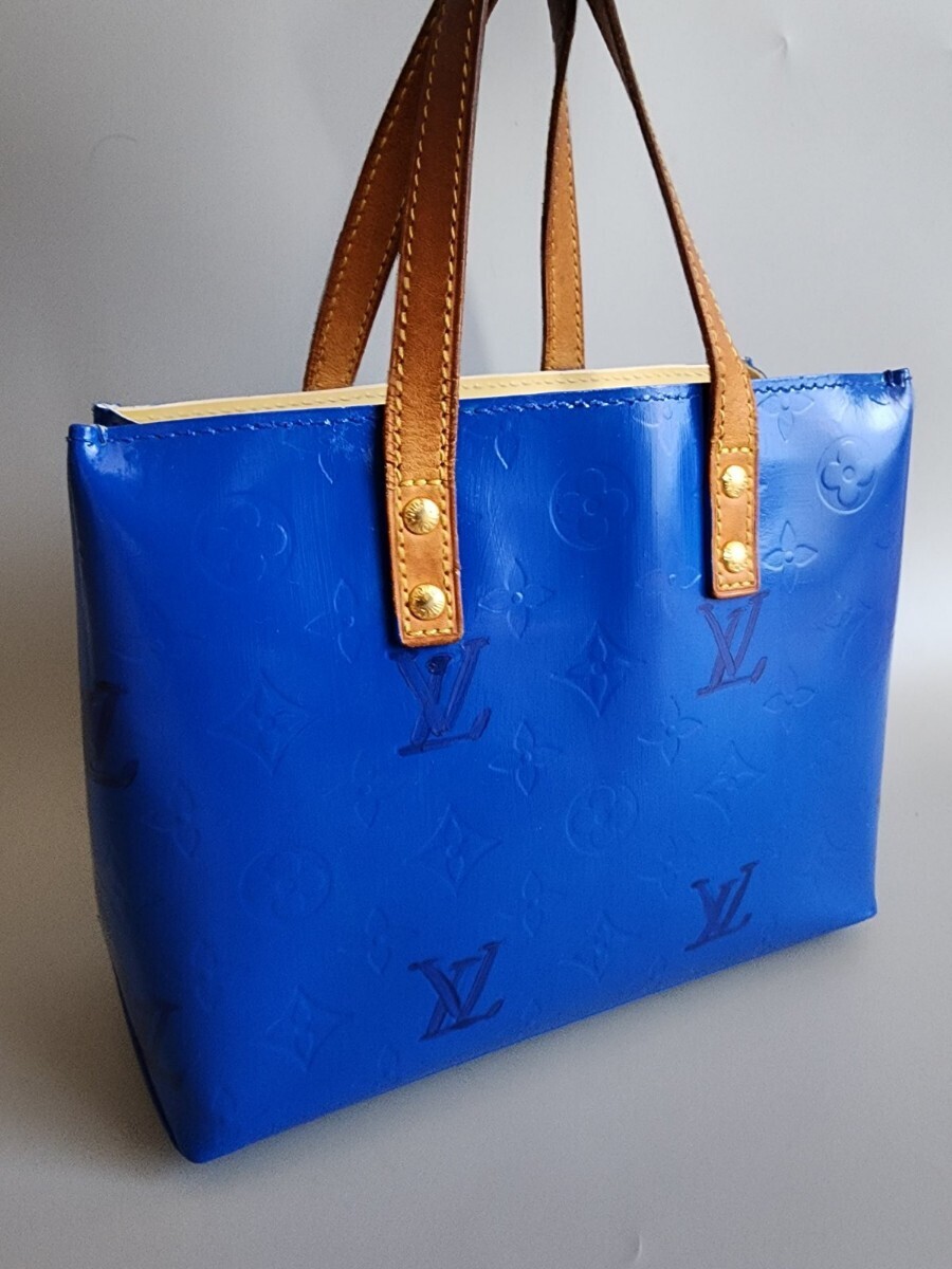 美品　LOUIS VUITTON　ルイヴィトン　ヴェルニ　モノグラム　リードpm　ハンドバッグ　黒_画像1