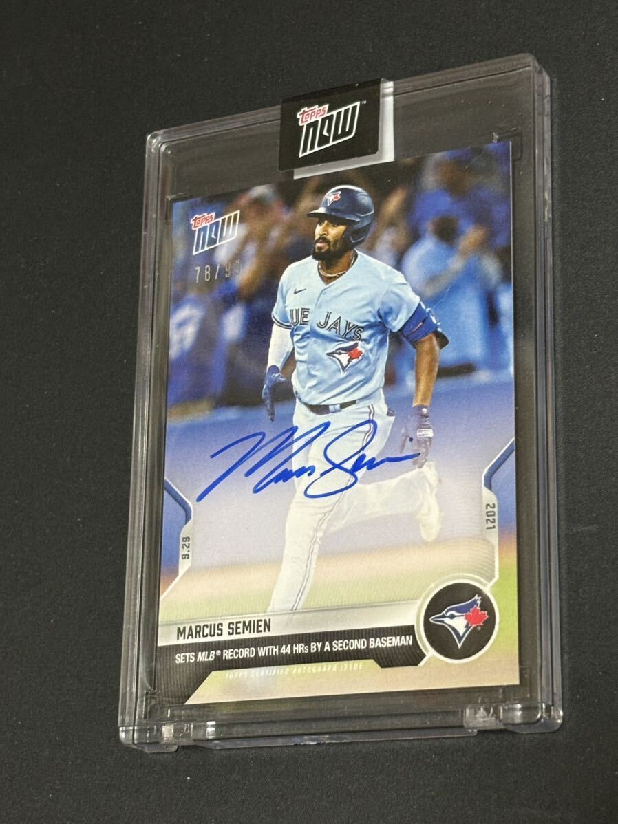 Topps NOW MARCUS SEMIEN autograph auto サイン 99枚限定の画像2