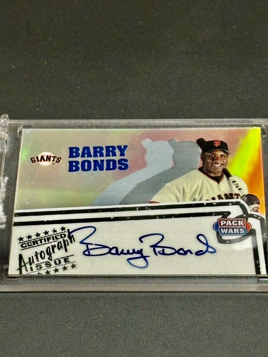 2005 Topps Pack Wars Barry Bonds autograph auto バリー　ボンズ　サイン　激レア　_画像2
