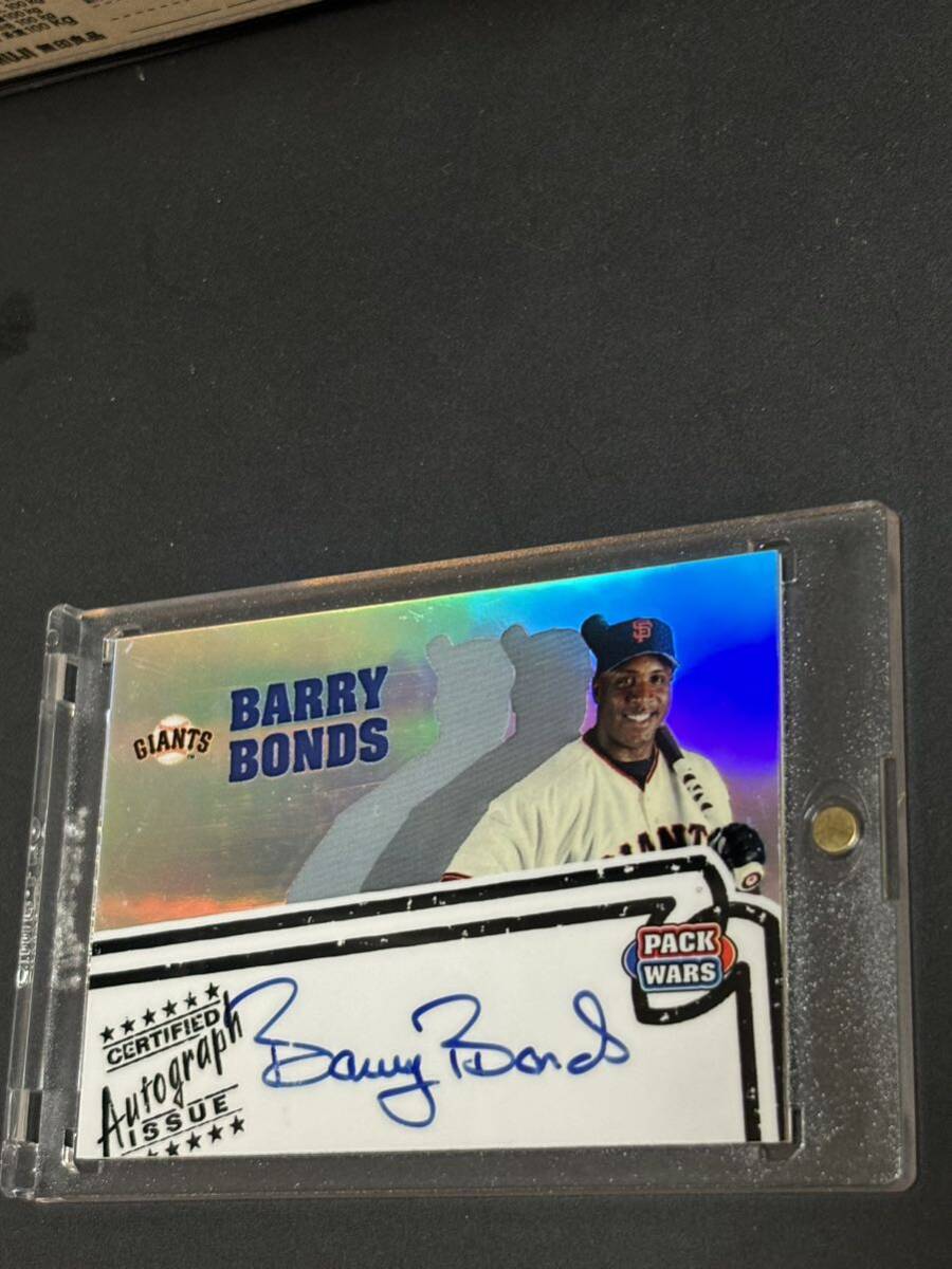 2005 Topps Pack Wars Barry Bonds autograph auto バリー　ボンズ　サイン　激レア　_画像3