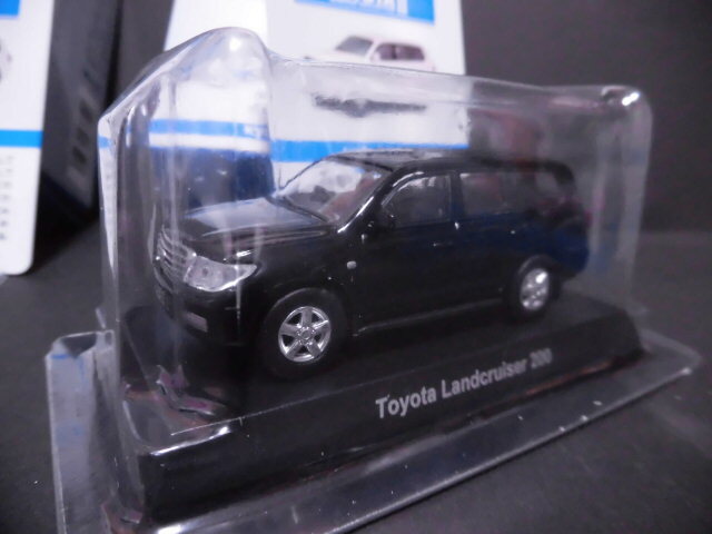 2台 京商 1/64 トヨタ ランドクルーザー200 ランクル TOYOTA LAND CRUISER レクサス 黒 銀 ブラック シルバー VIP 4x4 ラリー東京港区_画像3