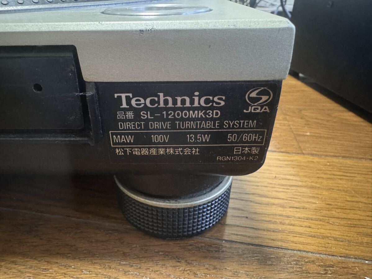 Technics ターンテーブル SL- 1200MK3D 2個セット vestax PMC-60 proAミキサー付き テクニクス ベスタクスの画像8