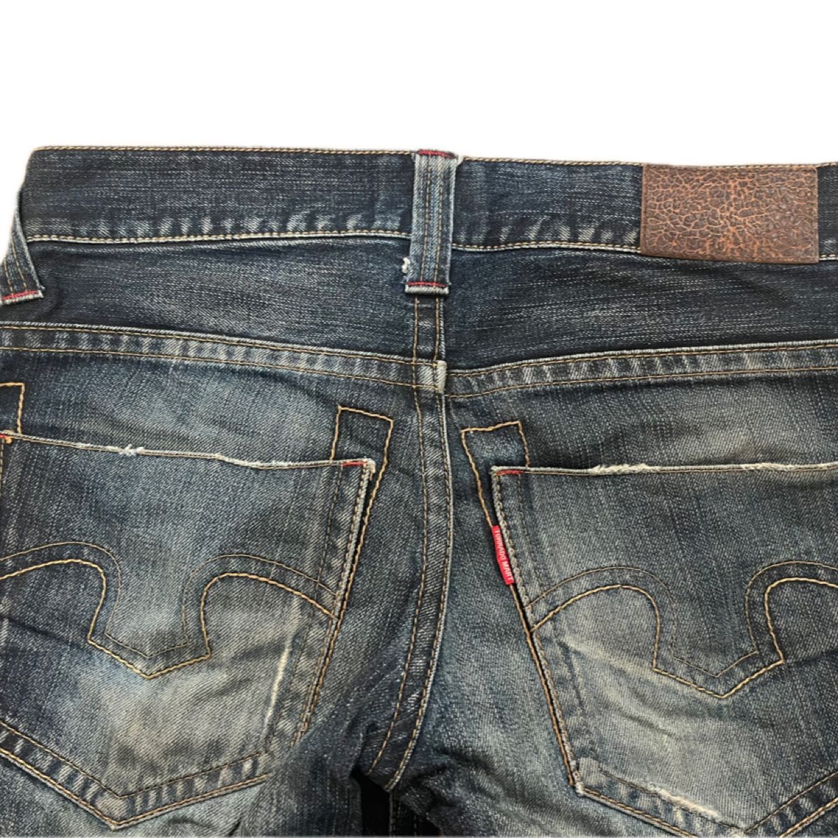 トルネードマート デニムパンツ ジーンズ ダメージ加工 フレア トルネードマート デニムパンツ ジーンズ ダメージ加工 フレア