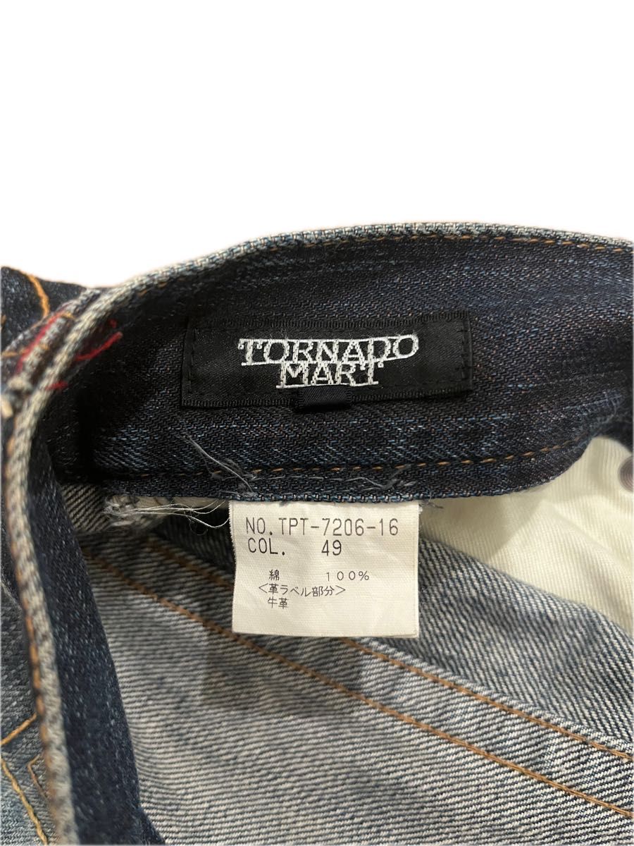 トルネードマート デニムパンツ ジーンズ ダメージ加工 フレア トルネードマート デニムパンツ ジーンズ ダメージ加工 フレア