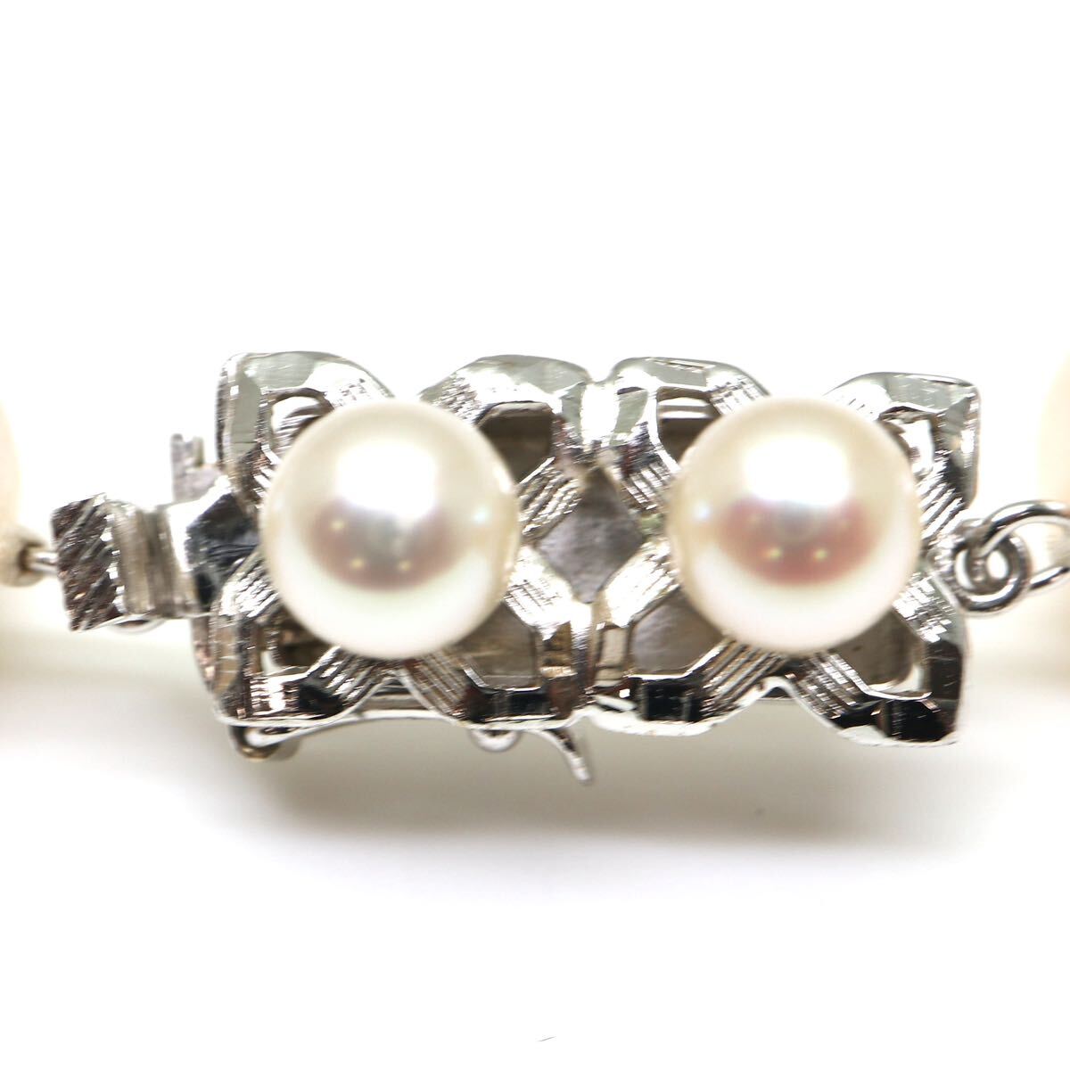 ◆K14 アコヤ本真珠ネックレス/ 13 ◆M 約40.1g 約38.0cm 8.0-8.5mm珠 pearl パール jewelry necklace ジュエリー CH1/CH1の画像6