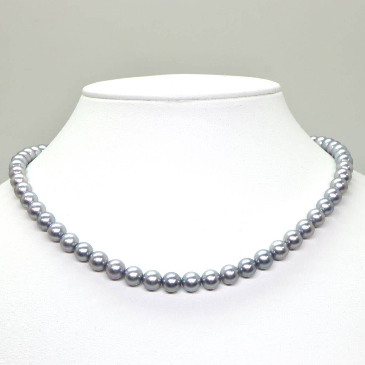 ◆POLA jewelry(ポーラ)アコヤ本真珠ネックレス/ 23 ◆M 約30.1g 約42.0cm 6.5-7.0mm珠 pearl パール jewelry necklace ジュエリー DA3/EA5の画像2