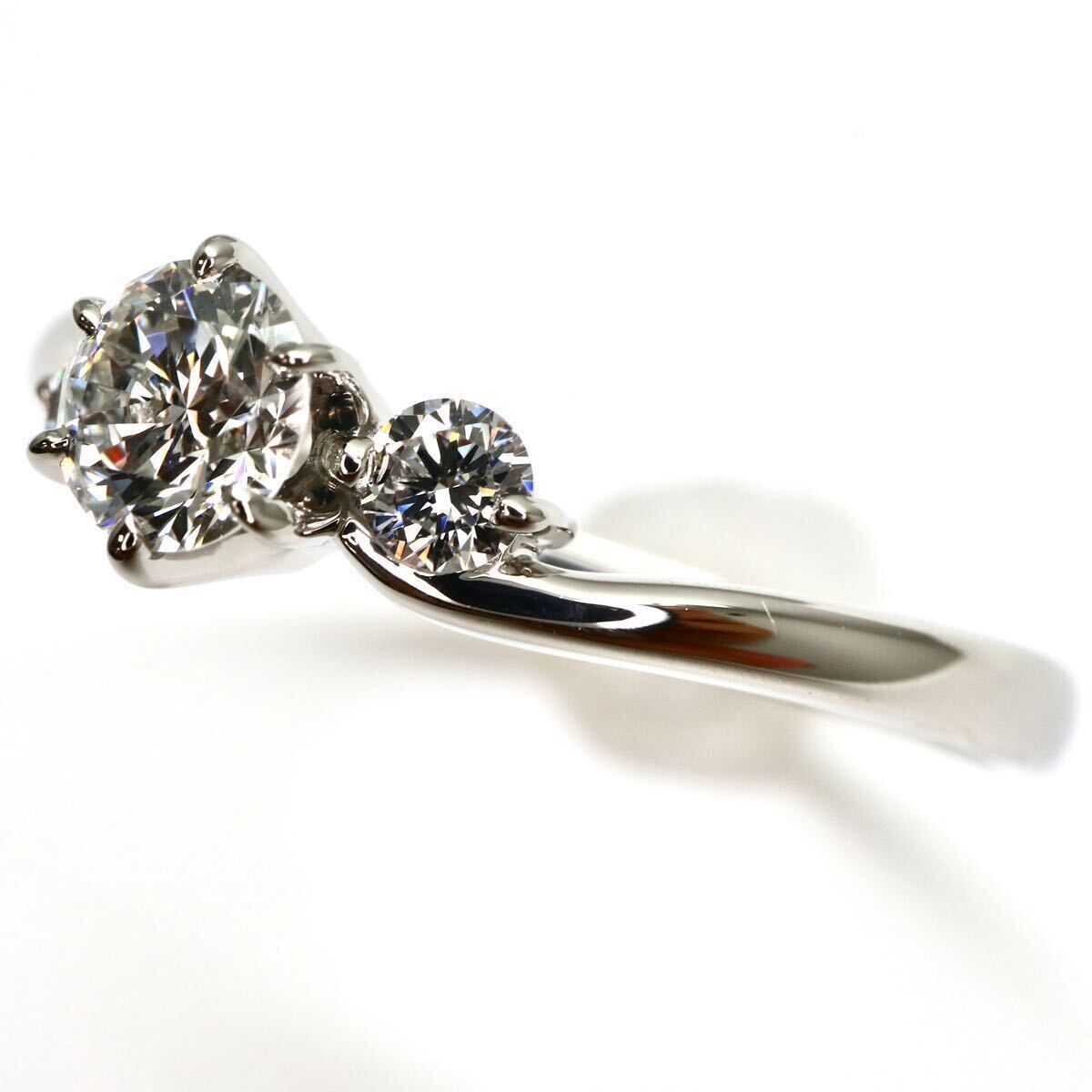 ROYAL ASSCHER( Royal в сборе .-) высокое качество!!*Pt950 натуральный бриллиантовое кольцо *M примерно 2.7g примерно 11 номер diamond ring кольцо EC1/EC7