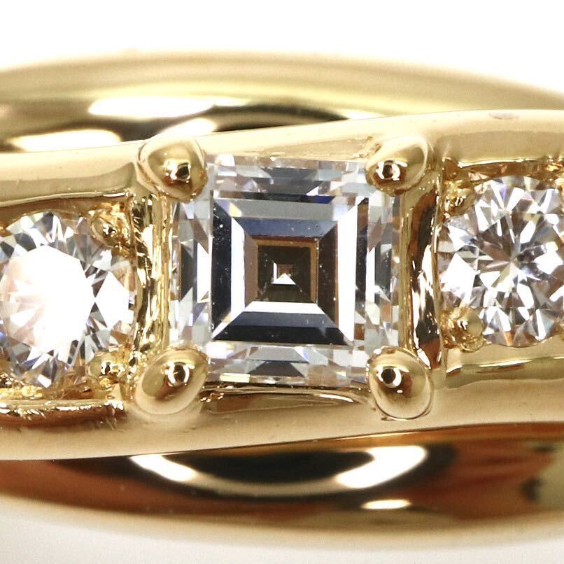 POLA jewelry(ポーラ)◆K18 天然ダイヤモンドリング◆M 約5.1g 約13号 0.28ct diamond ring指輪 EE3/EE4_画像4