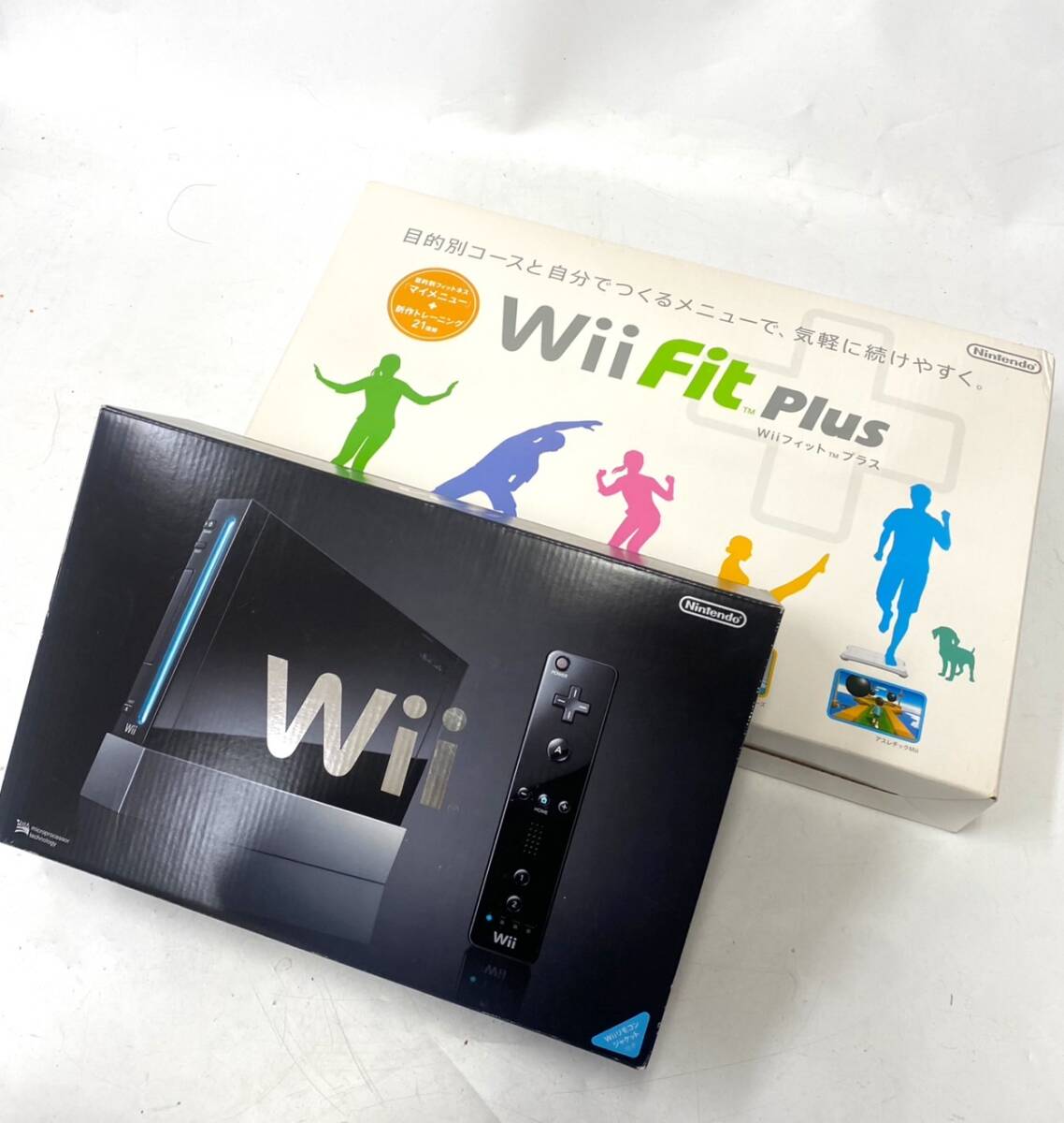 美品 Nintendo Wii Fit バランスボード ゲームソフト RVL-021 ニンテンドー 任天堂 Wii 本体 ゲーム機 まとめセット kk110809_画像1