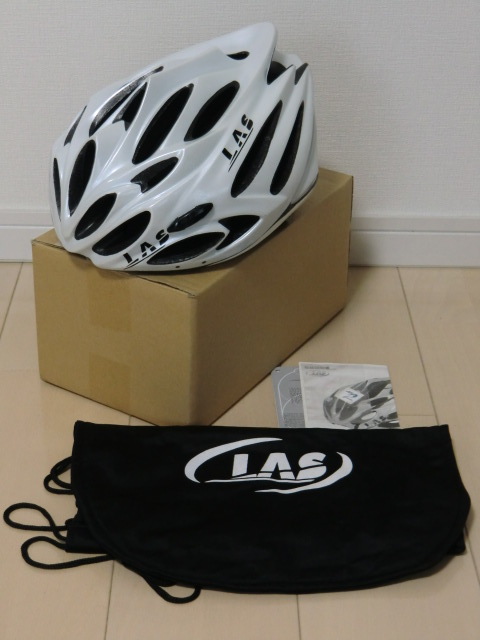 自転車用ヘルメット LAS SQUALO ホワイト 美品の画像2