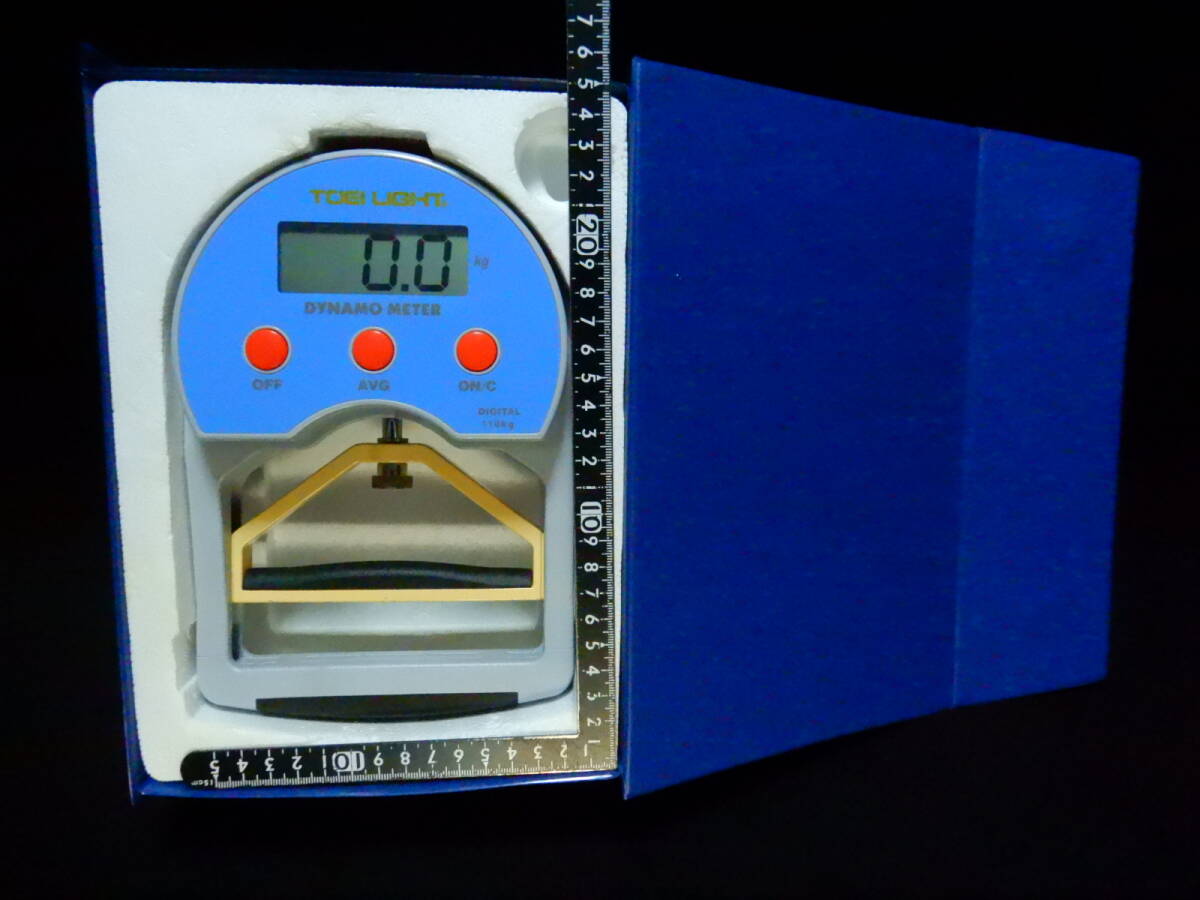 ■n■堤製作所 TTMデジタル握力計 青色 箱付 中古 使用回数少なめ