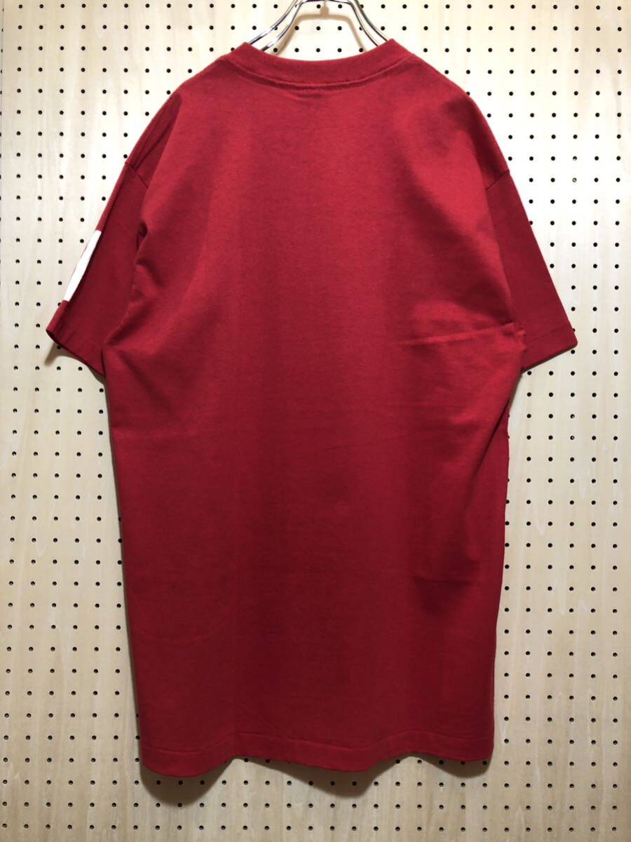 【L】新品 90s Old Stussy New York City INT2 tee Shirt Red 90年代 ステューシー ニューヨークシティー Tシャツ レッド USA製 半袖 T260_画像2