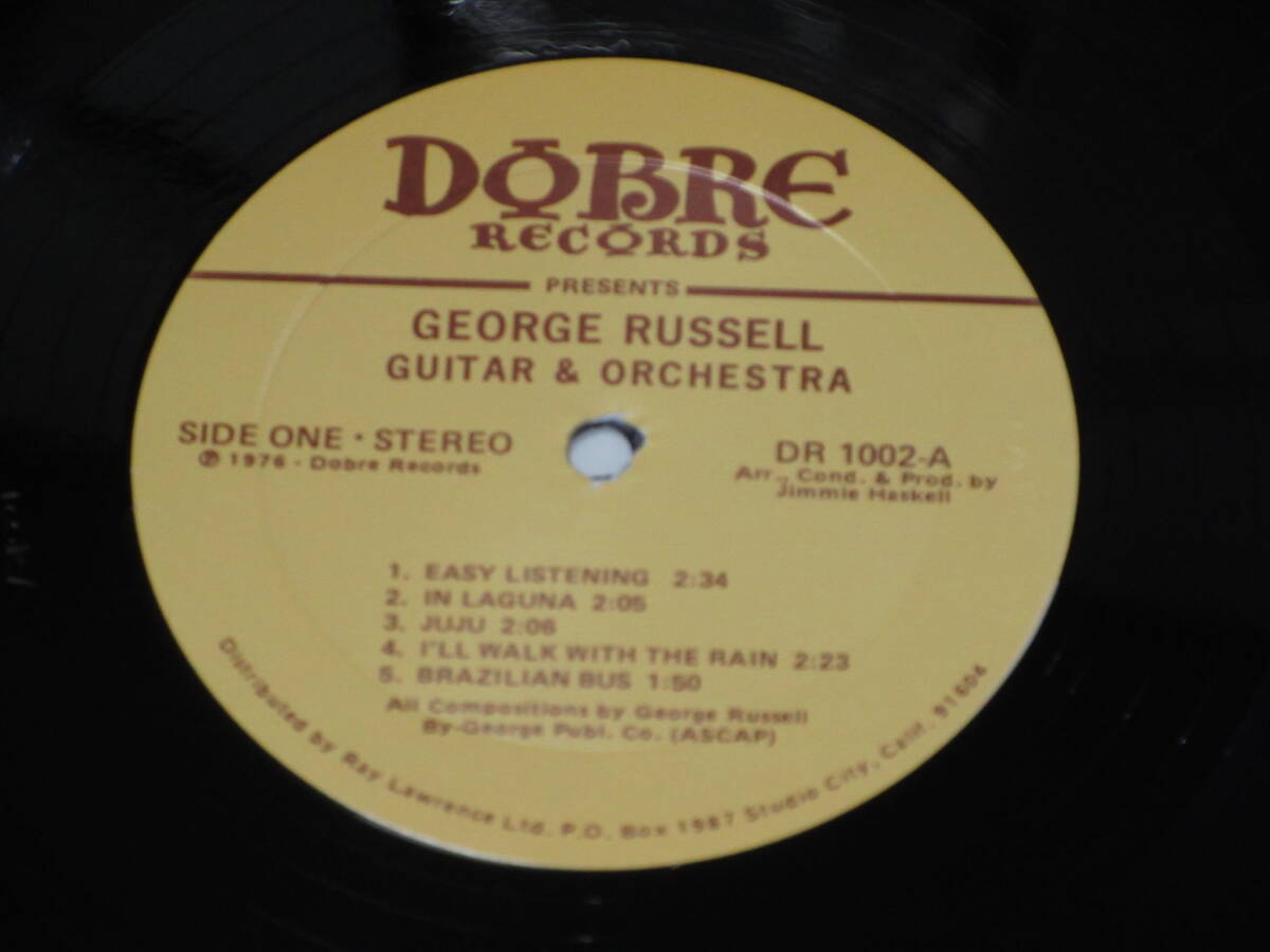 ◆廃盤 ジョージ・ラッセル ギター・ウィズ・オーケストラ GEORGE RUSSELL GUITER WITH ORCHESTRAの画像3