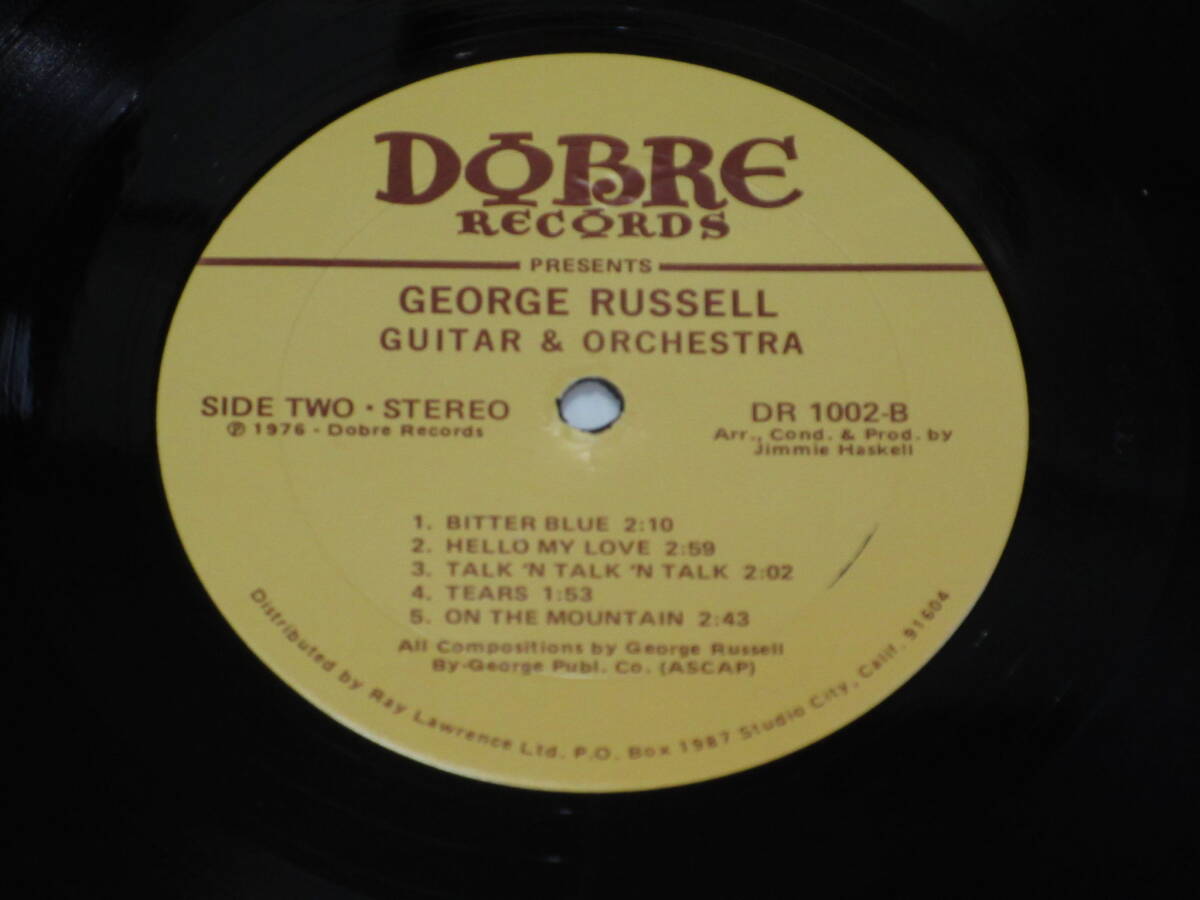 ◆廃盤 ジョージ・ラッセル ギター・ウィズ・オーケストラ GEORGE RUSSELL GUITER WITH ORCHESTRAの画像4