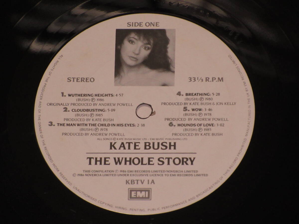 ◆英盤　ケイト・ブッシュ　ケイト・ブッシュ・ストーリー　KATE BUSH THE WHOLE STORY　オリジナル盤_画像7