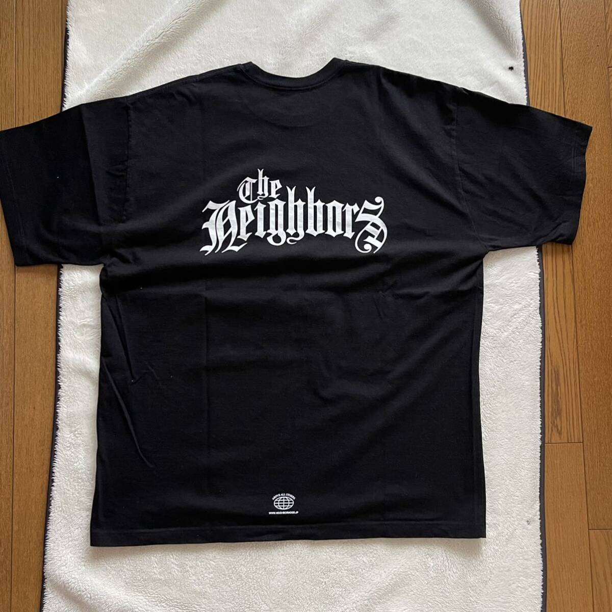 【XL】neighborhood LOGO TEE black NBHD ネイバーフッド ロゴTシャツ 半袖Tシャツ ネイバーズ タグ有_画像2