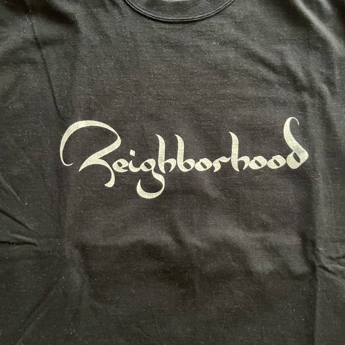 【XL】neighborhood LOGO TEE black NBHD ネイバーフッド ロゴTシャツ 半袖Tシャツ 黒 ブラックタグ有_画像1