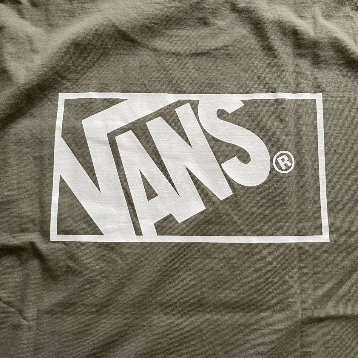【サイズ04 XL】WTAPS VANS コラボTEE バンズ オリーブ カーキTシャツ 半袖Tシャツ 試着のみ タグ有り_画像1