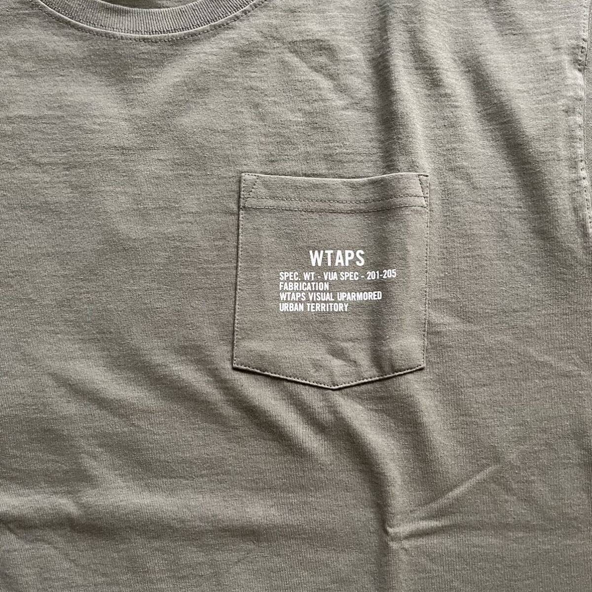 【サイズ04 XL】WTAPS VANS コラボTEE バンズ オリーブ カーキTシャツ 半袖Tシャツ 試着のみ タグ有り_画像3