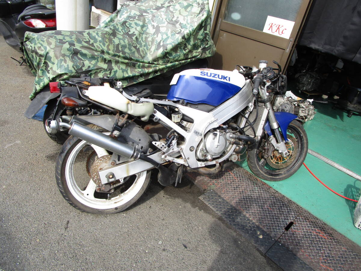 改造車現状 RGV250 R ガンマ VJ21A (L) ハンドルスイッチ左 ジャンクPASSスイッチ割れあり VJ22A 写真で分かる方 ガンマ250_画像7