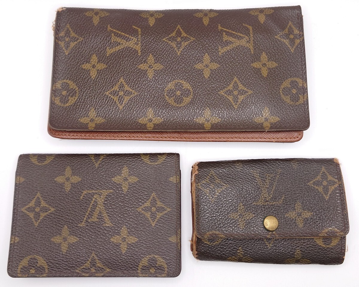 【N-107】 LOUIS VUITTON 財布 カードケース キーケース 6点セット ルイ ヴィトンモノグラム ダミエ グラフィット 長財布 2つ折り まとめ の画像6