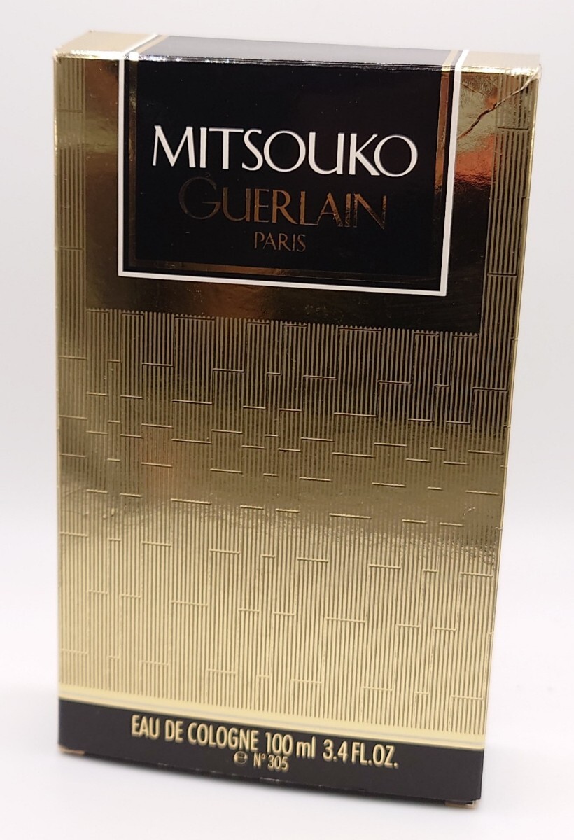 [N190] нераспечатанный не использовался GUERLAIN MITSOUKO EAU DE COLOGNE 100ml Guerlain mitsukoo-te одеколон аромат духи пуховка .-m оригинальная коробка есть 