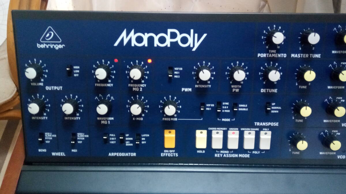 ■■■■■Behringer MonoPoly　アナログシンセサイザー■■■■■_画像2