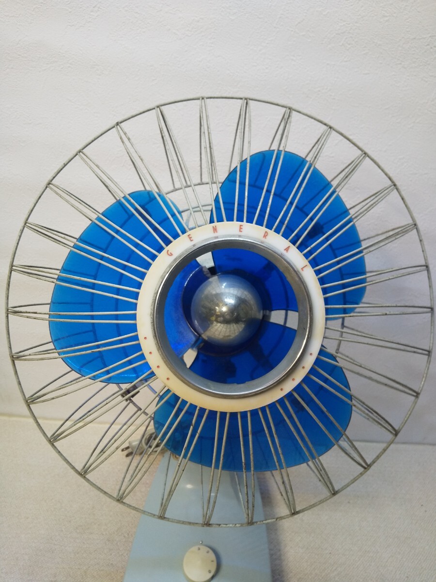 昭和レトロ GENERAL ゼネラル 扇風機 EF−331 三枚羽 レトロ扇風機 稼働品 中古 現状品の画像9