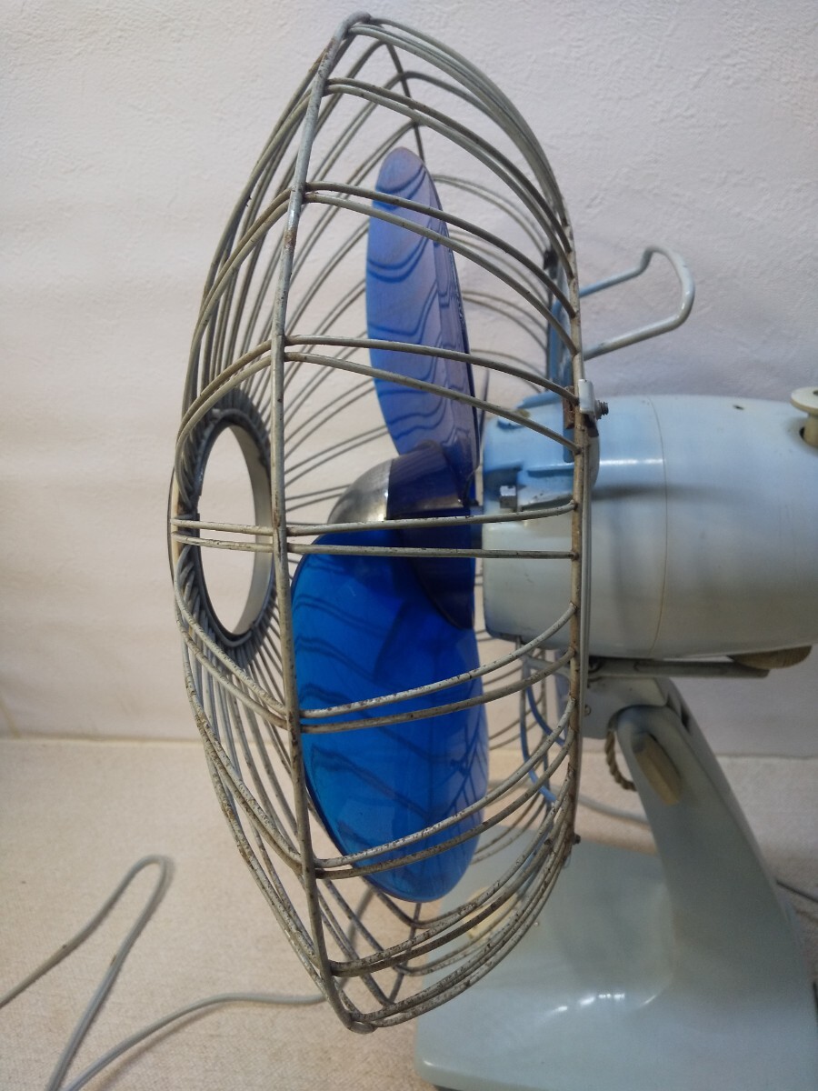 昭和レトロ GENERAL ゼネラル 扇風機 EF−331 三枚羽 レトロ扇風機 稼働品 中古 現状品の画像3