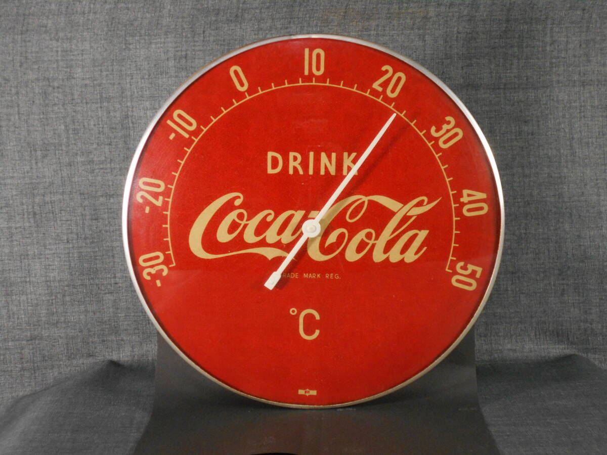 （温度計）コカ・コーラ温度計。　直径：約）２９．５（ｃｍ）_表面に目立ったキズは見当たらない様です