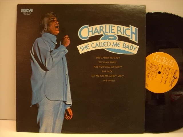 [LP] チャーリー・リッチ / 恋人と呼んだのに CHARLIE RICH SHE CALLED ME BABY カントリー_画像1