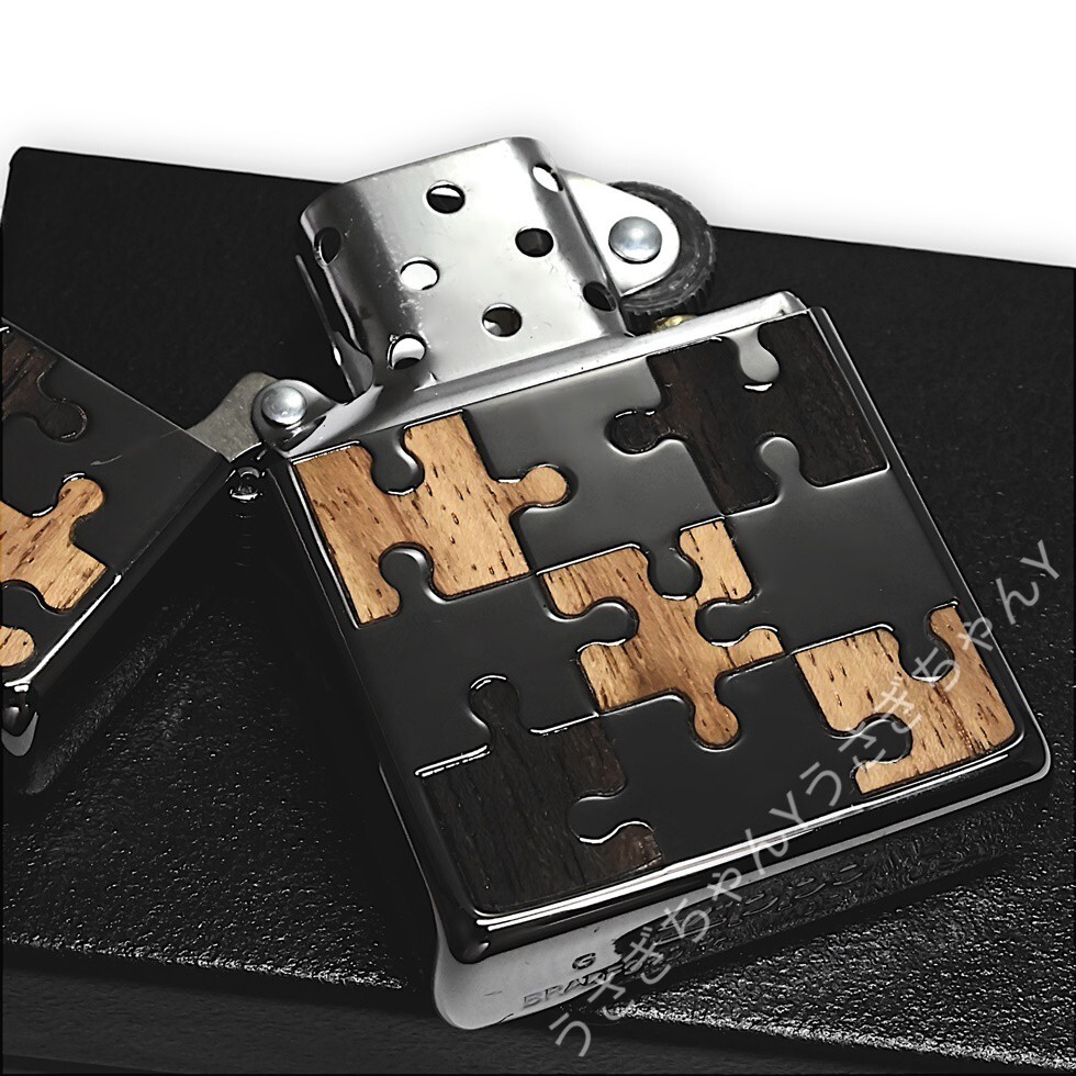 【訳アリ】zippo☆両面☆パズル☆ナチュラルウッド☆BK☆ジッポ ライター_画像3