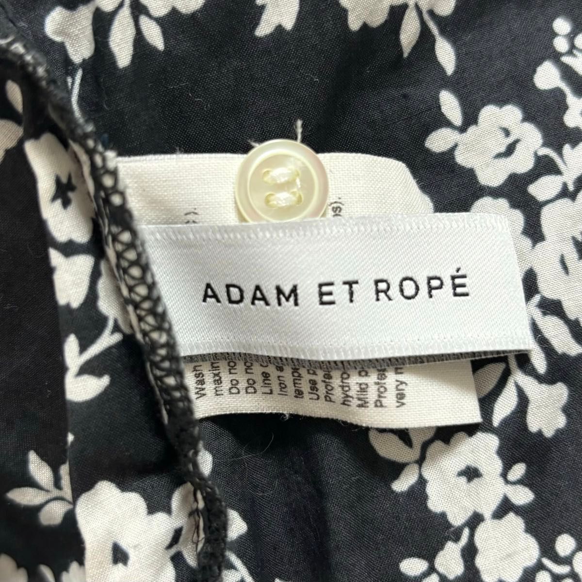 【美品】adam et rope アダムエロペ  ドロップシャーリングブラウス