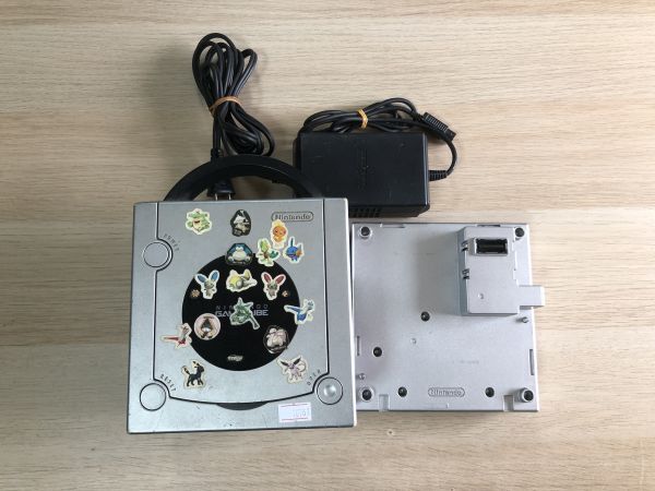 GC Game Cube body silver Game Boy player attaching operation defect therefore Junk [ control 18761][ Junk ]
