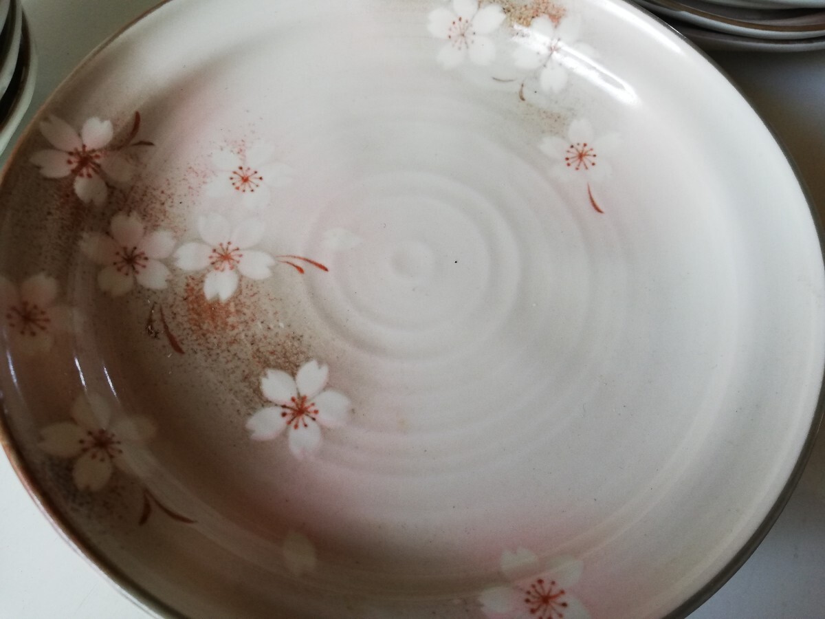 送料無料 ● 桜 ● 食器 お皿 小皿 茶碗 / 花柄 セット 和食器_画像5