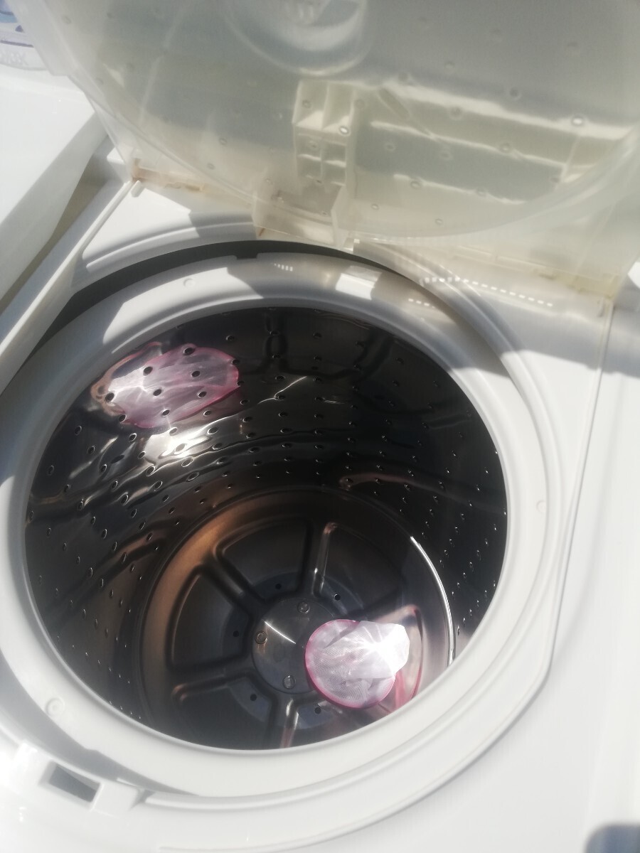 【美品】 HITACHI / 二槽式洗濯機 PS-80S 青空 / 8.0kg ■通電確認済み■_画像2