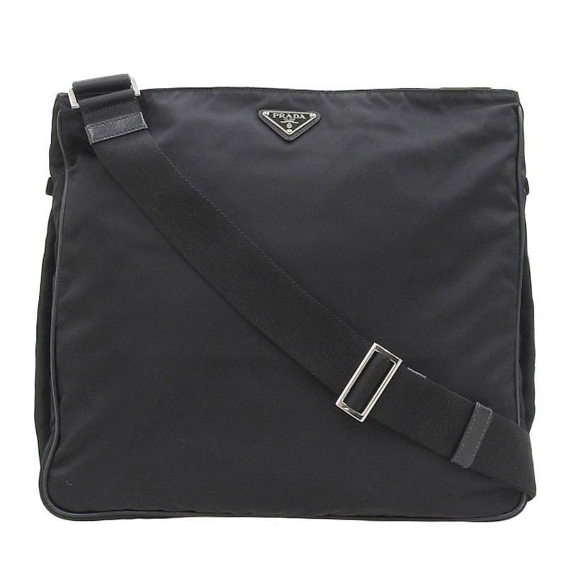 プラダ PRADA ショルダーバッグ ナイロン ブラック 中古 新入荷 OB1821_画像1