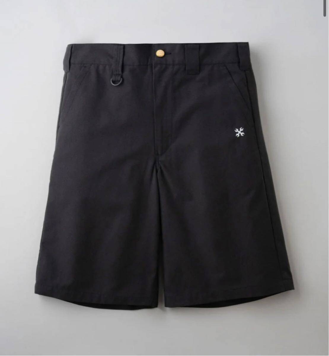 BLUCO/ブルコ　LIGHT WIDE WORK SHORTS ブラック　M