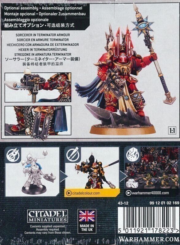 【ケイオス・スペースマリーン】ケイオスロード （ターミネイター・アーマー装備） Chaos Lord in Terminator Armour[43-12][WARHAMMER40K]_画像2