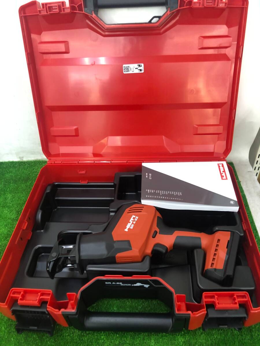 【未使用品】HILTI(ヒルティ) NURON 22V充電式ワンハンドレシプロソー SR4-22 (本体+ケース) / ITG6YK5QR028