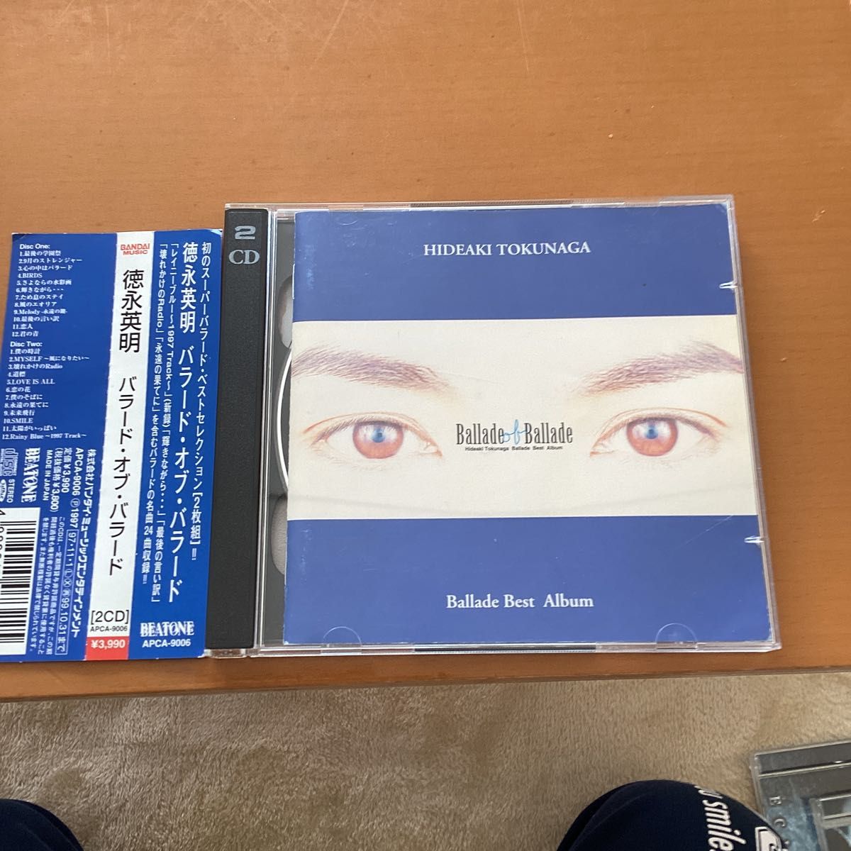 国内盤帯付き2CD  徳永英明　Ballade of Ballade  バラード・オブ・バラード　 