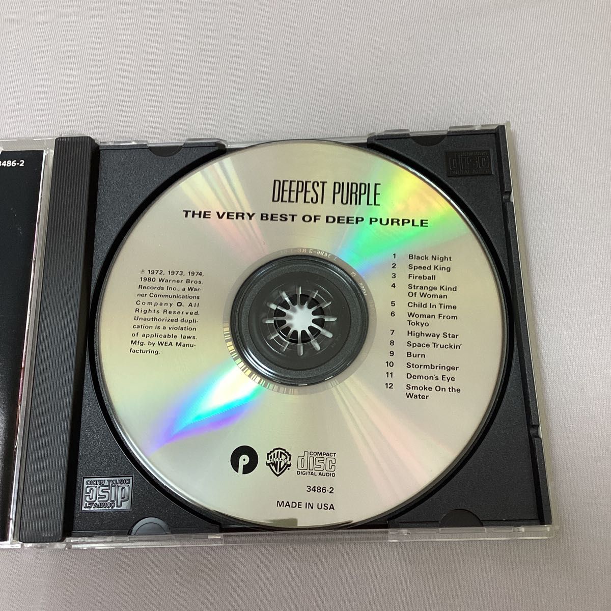 【輸入盤CD】 ＤＥＥＰＥＳＴ ＰＵＲＰＬＥ　ディープ・パープル　ディーペストパープル　ディープパープル