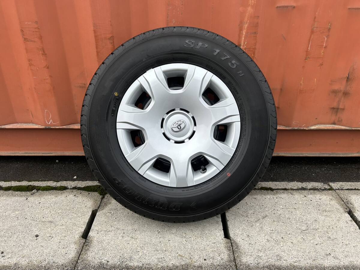  new car removing Toyota 200 series Hiace original iron chin wheel 15 -inch 195/80R15 107/105N LT 4 pcs set 2023 year made in voice receipt issue possible 